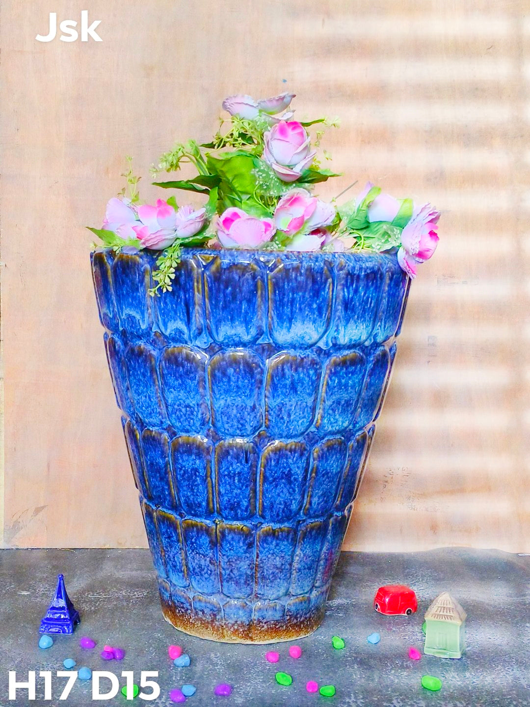 Ceramic Big Glass Pots