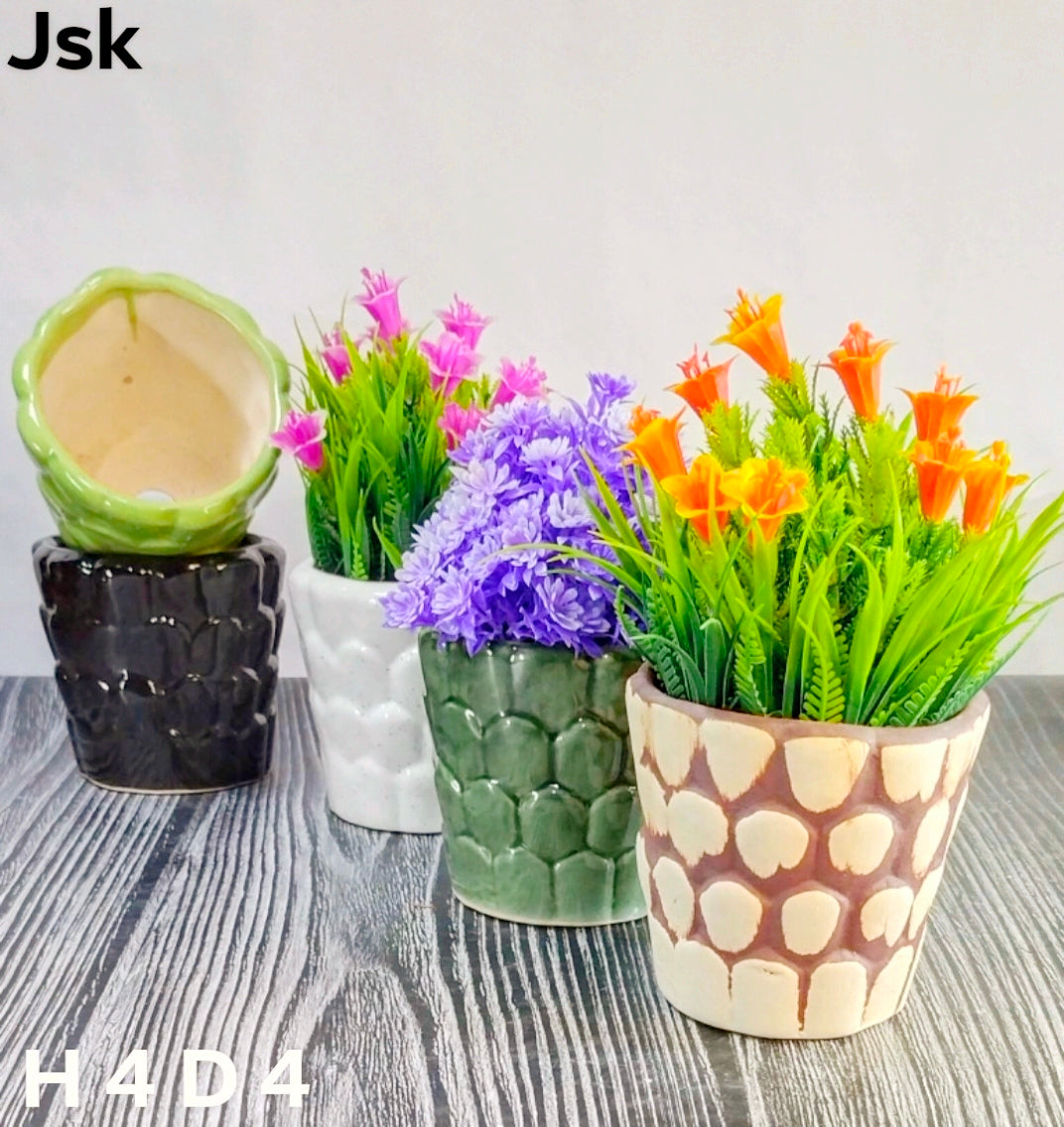 Ceramic Khajoor Pots For Planters