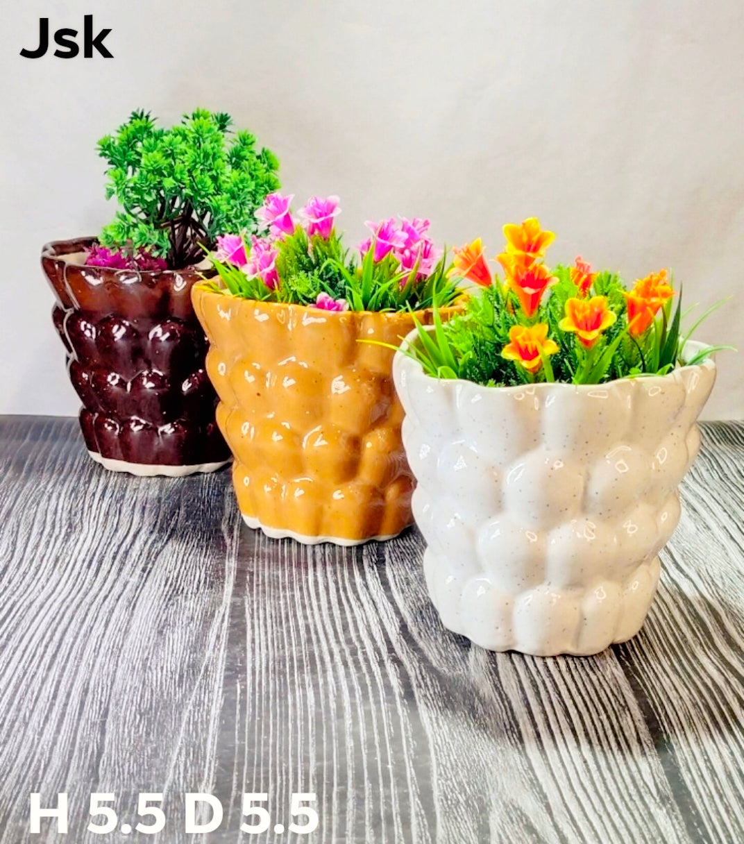 Collection of Ceramic Pots For Planters in a gallery layout