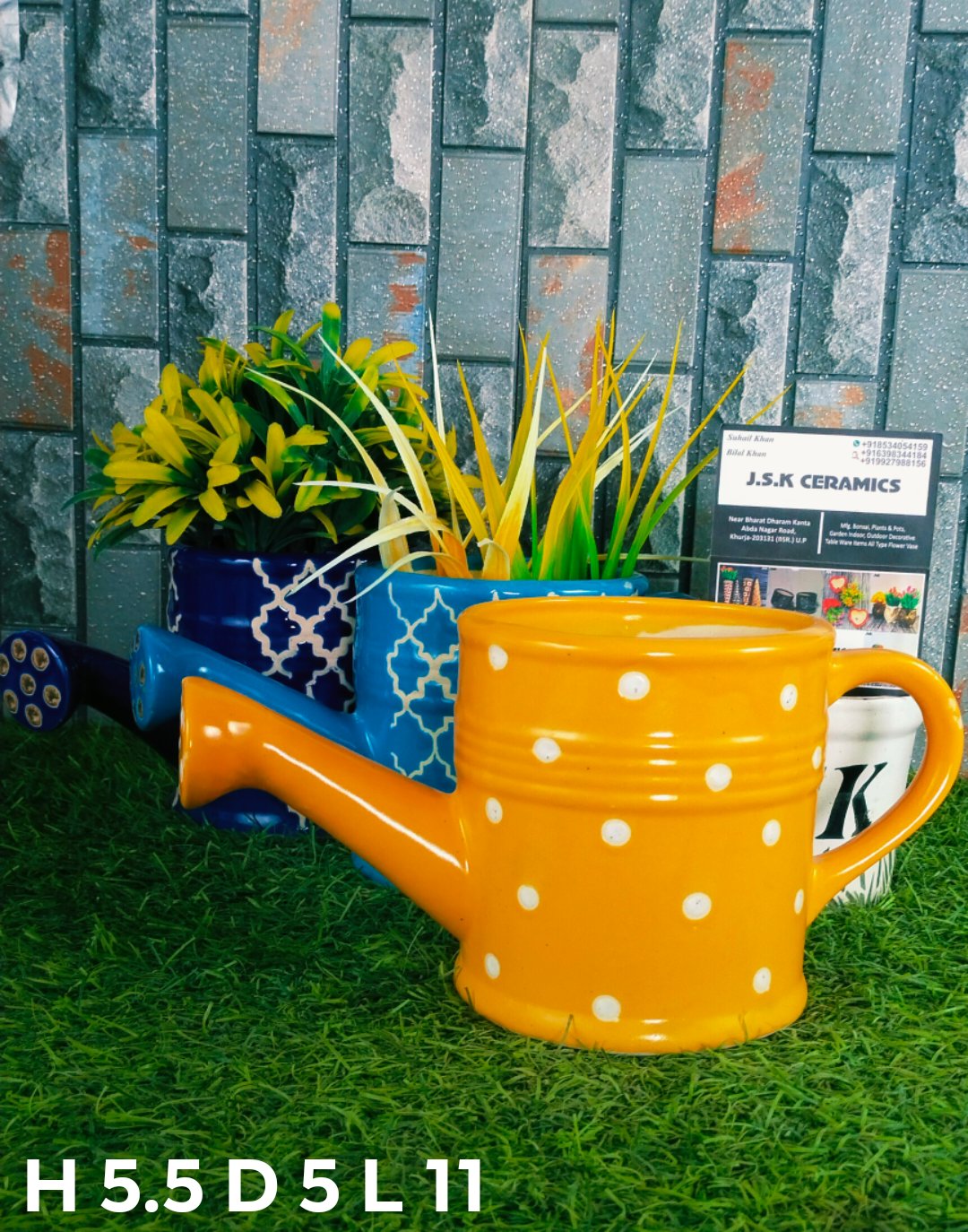 Ceramic Water Can Pots For Planters