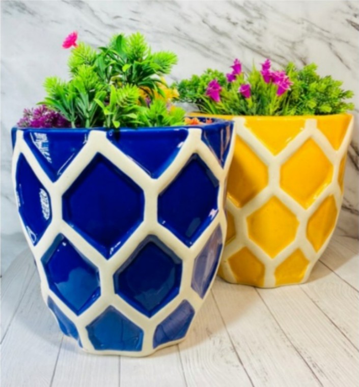 Ceramic Flu Designer Pots