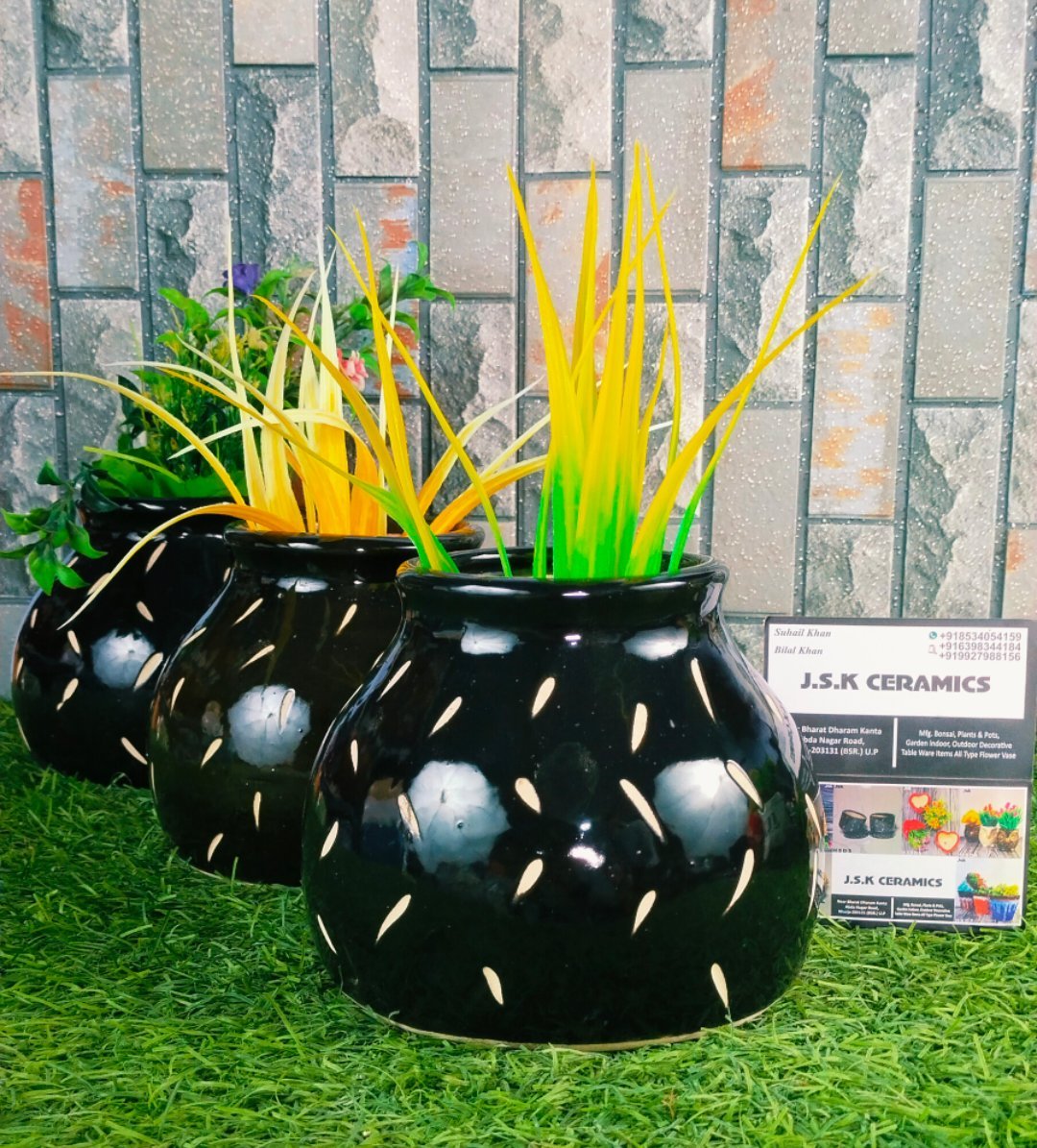 Ceramic Matki Pots For Planters