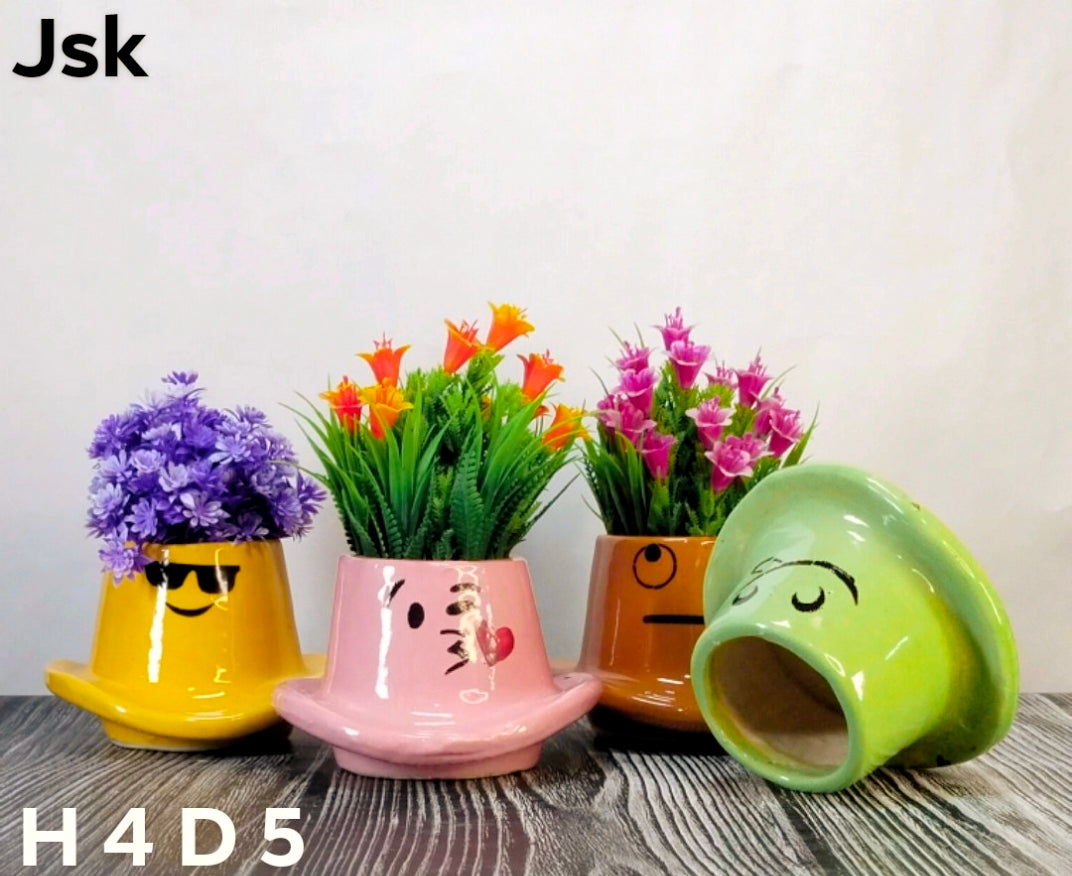 Cap Ceramic Pots