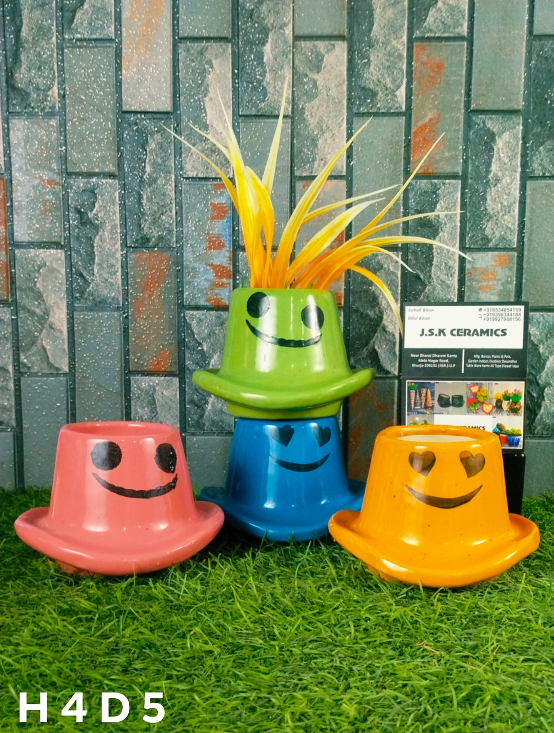 Cap Ceramic Pots