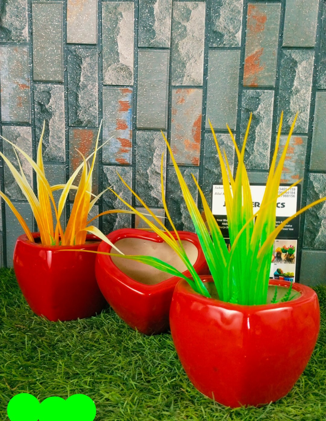 Collection of Ceramic Dill Pots For Planters in a gallery layout