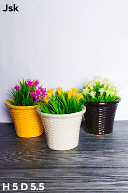 Collection of Ceramic Chatai Gamla Pots For Planters in a gallery layout