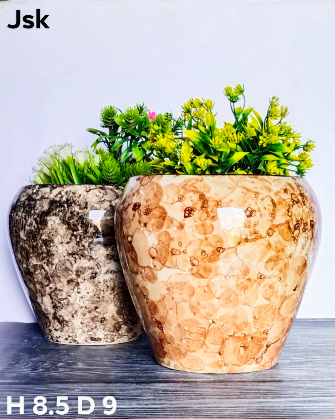 Ceramic Designer Apple Pots