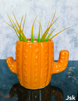 Collection of Ceramic Cactus Pots For Planters in a gallery layout