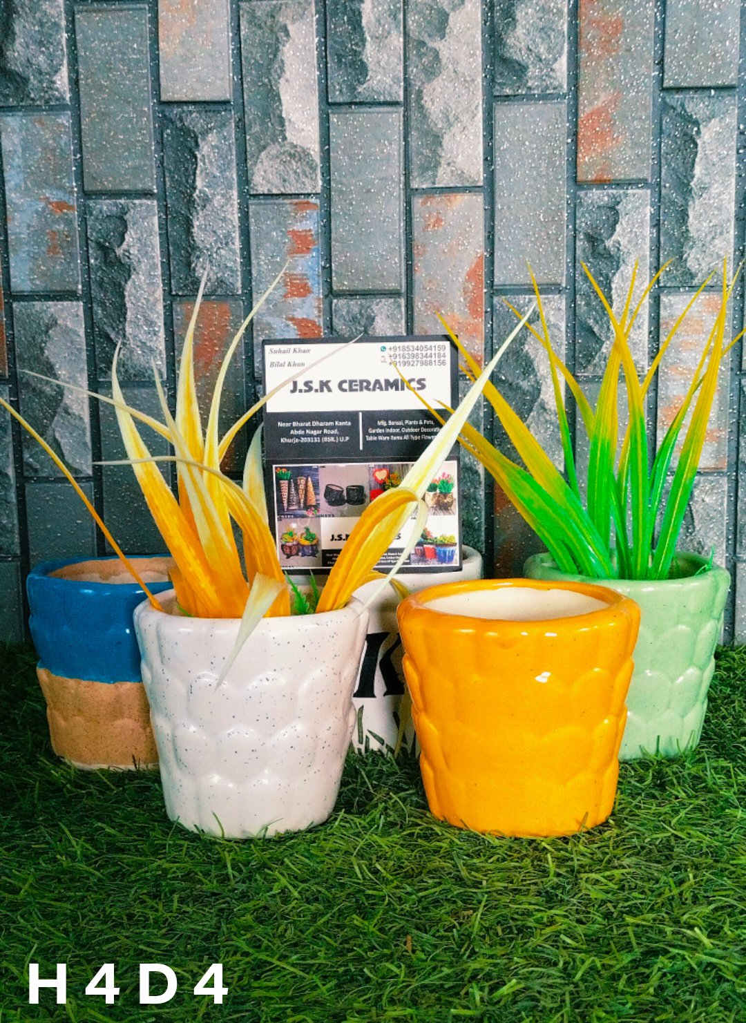 Ceramic Khajoor Pots For Planters