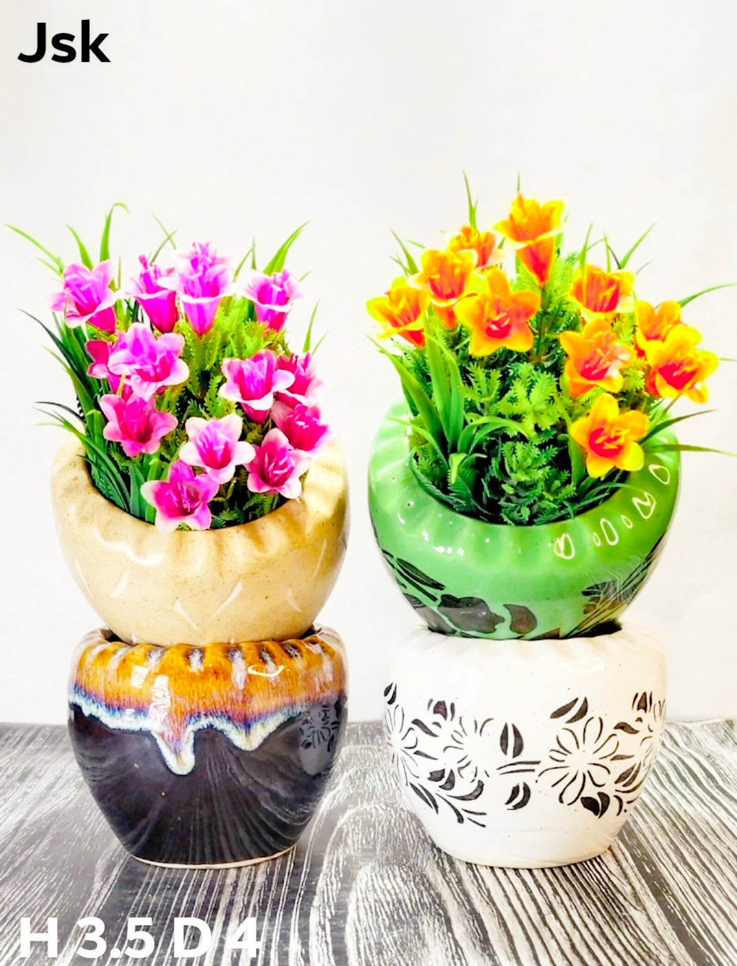 Collection of Ceramic Pots For Planters in a gallery layout