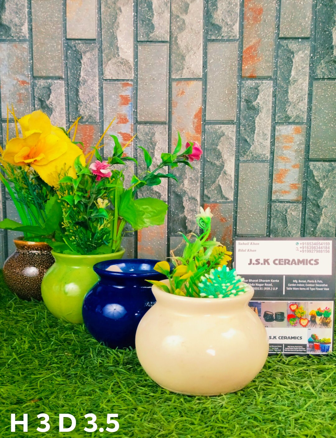 Ceramic Matki Pots For Planters