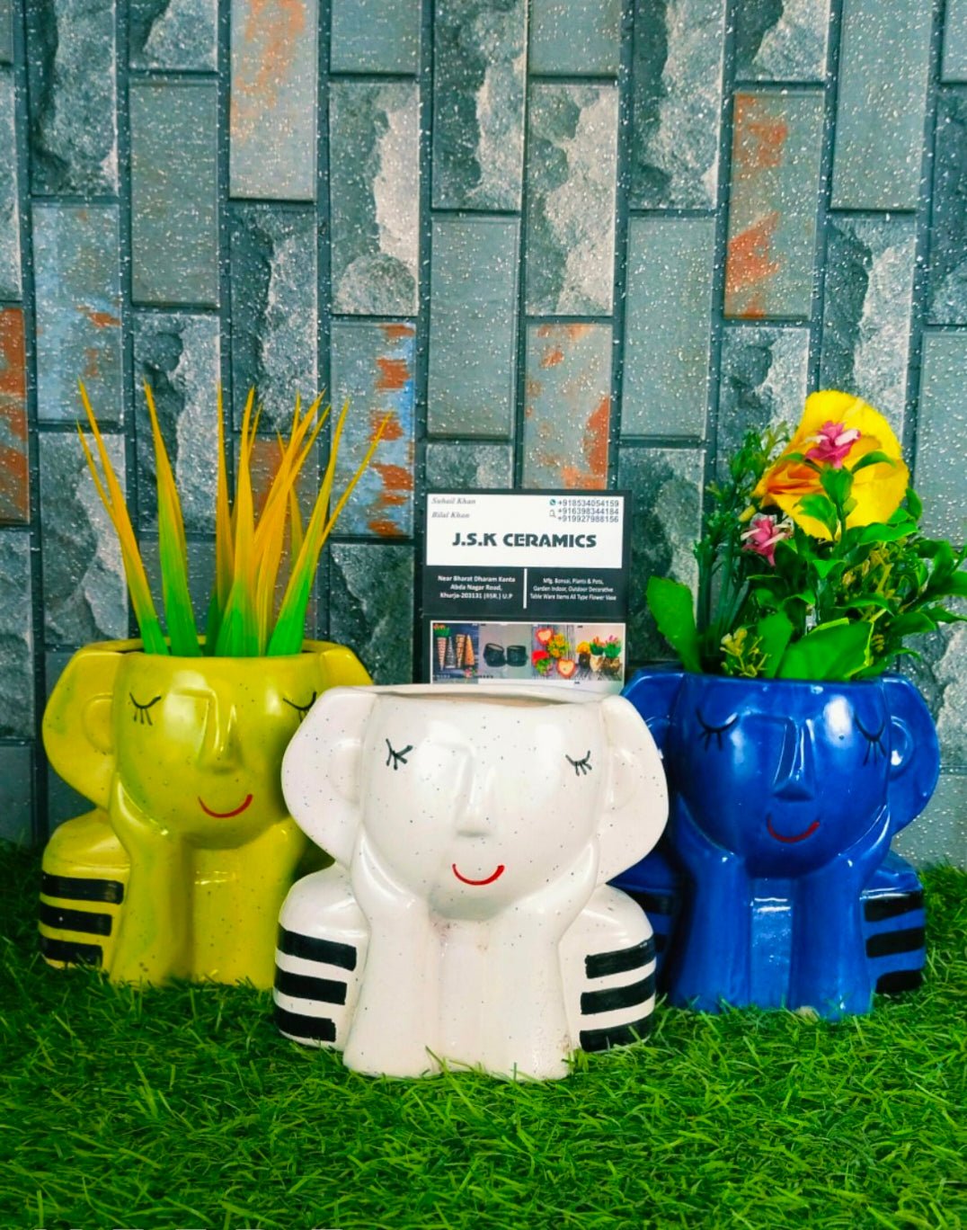 Ceramic Doll Pots For Planters