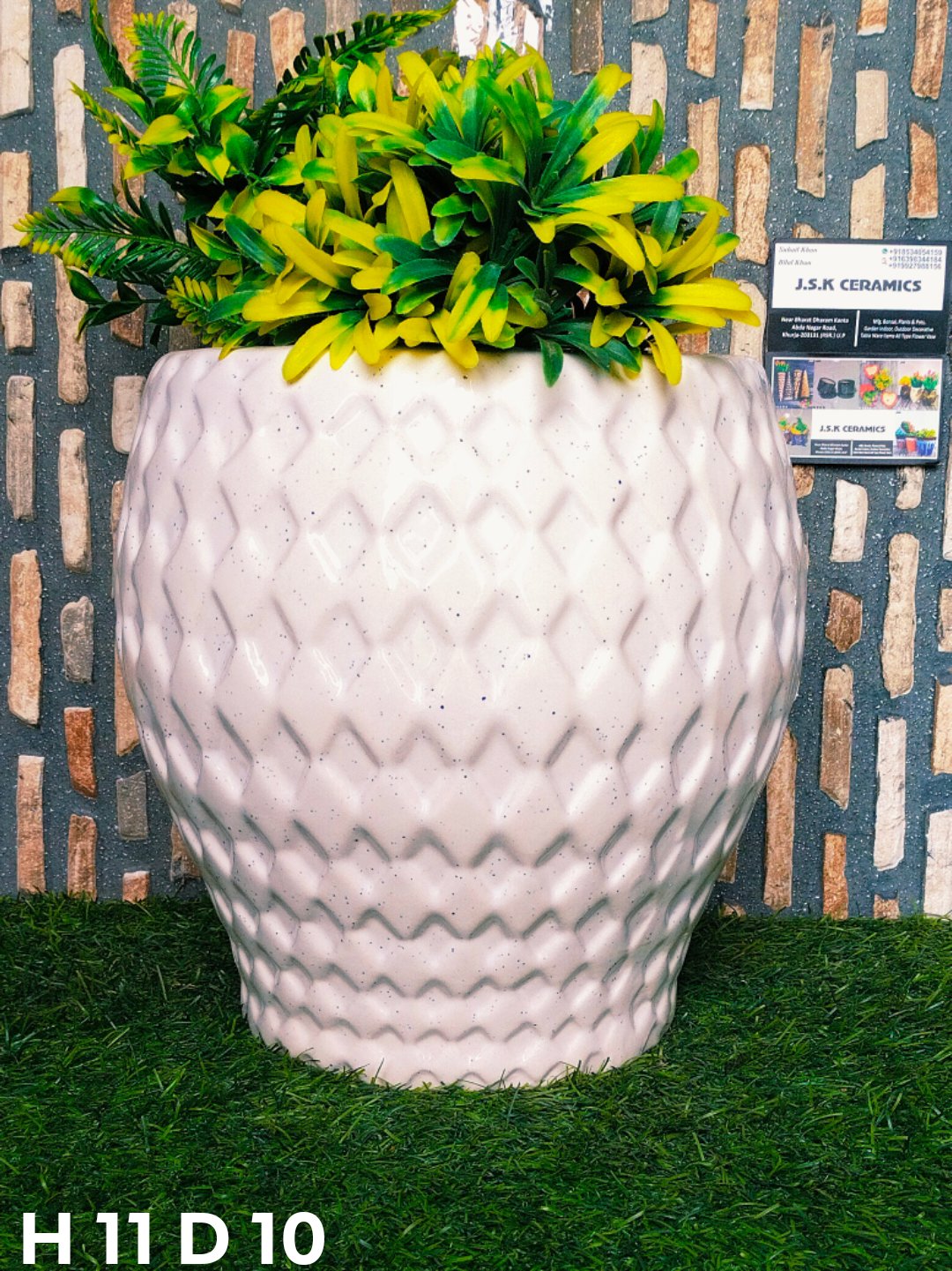 Ceramic Bulb Shape Pots For Planters